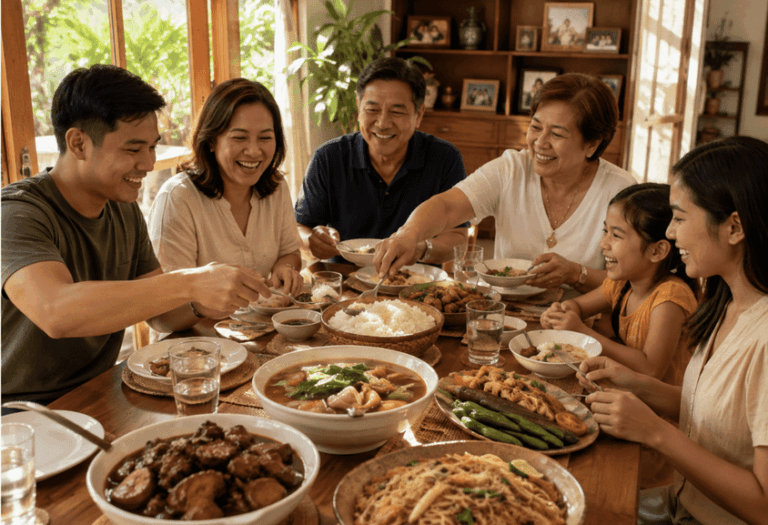 Filipino family meals